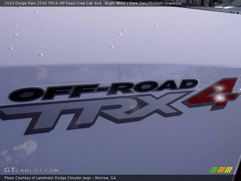 Bright White / Dark Slate/Medium Graystone 2010 Dodge Ram 2500 TRX4-Off Road Crew Cab 4x4