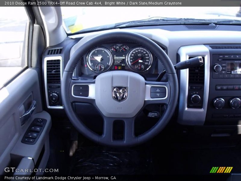 Bright White / Dark Slate/Medium Graystone 2010 Dodge Ram 2500 TRX4-Off Road Crew Cab 4x4