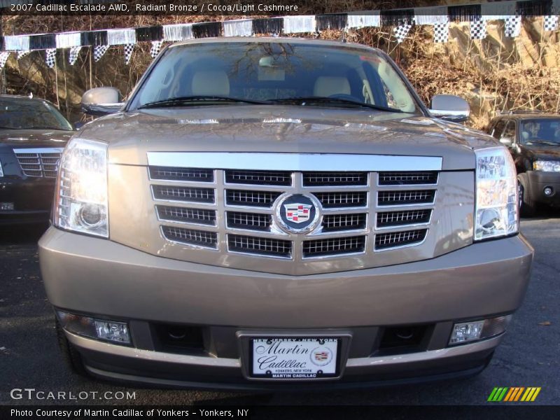 Radiant Bronze / Cocoa/Light Cashmere 2007 Cadillac Escalade AWD