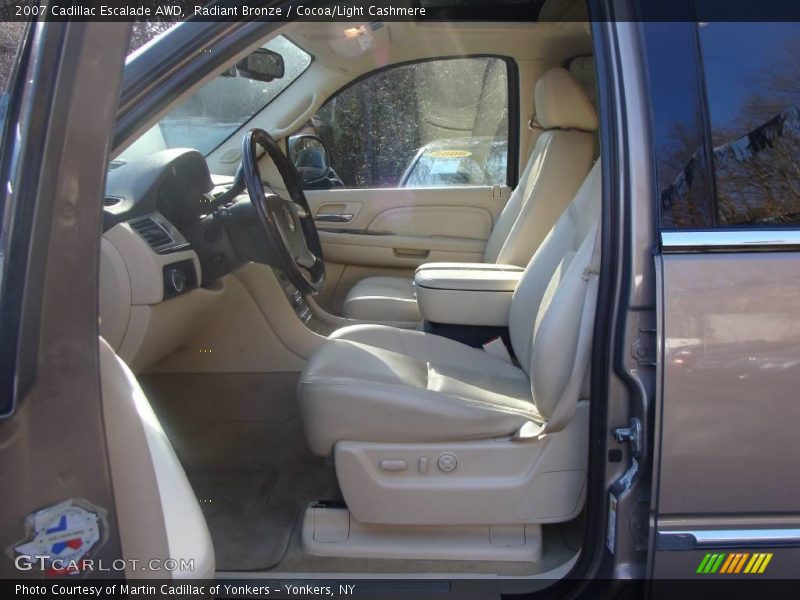 Radiant Bronze / Cocoa/Light Cashmere 2007 Cadillac Escalade AWD