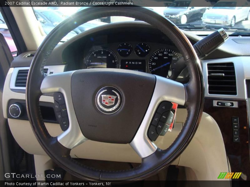 Radiant Bronze / Cocoa/Light Cashmere 2007 Cadillac Escalade AWD