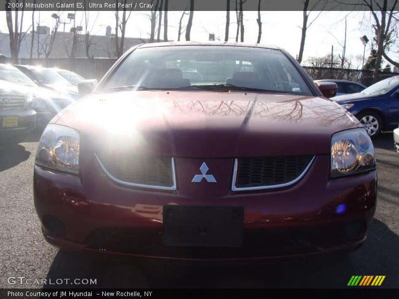 Ultra Red Pearl / Gray 2006 Mitsubishi Galant ES