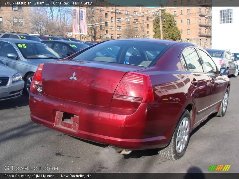 Ultra Red Pearl / Gray 2006 Mitsubishi Galant ES