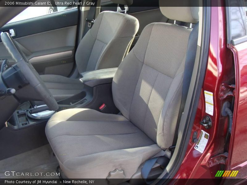 Ultra Red Pearl / Gray 2006 Mitsubishi Galant ES
