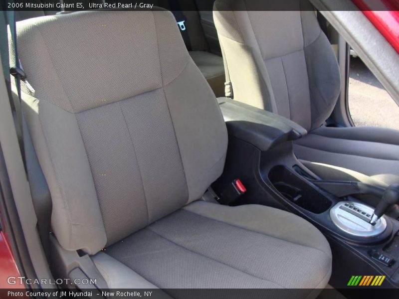 Ultra Red Pearl / Gray 2006 Mitsubishi Galant ES