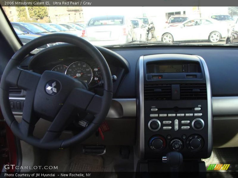 Ultra Red Pearl / Gray 2006 Mitsubishi Galant ES