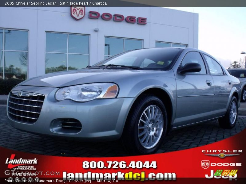 Satin Jade Pearl / Charcoal 2005 Chrysler Sebring Sedan