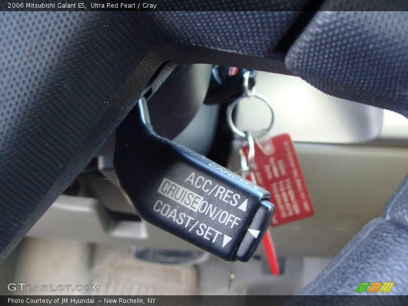 Ultra Red Pearl / Gray 2006 Mitsubishi Galant ES