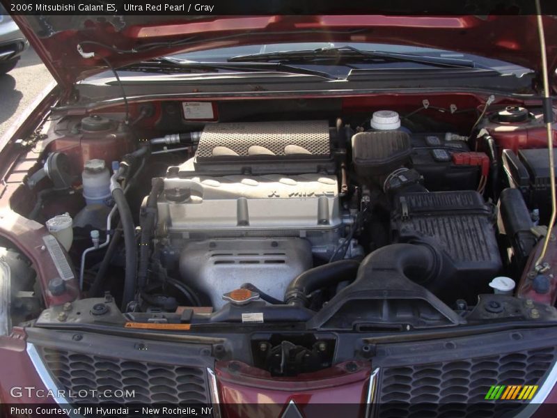 Ultra Red Pearl / Gray 2006 Mitsubishi Galant ES