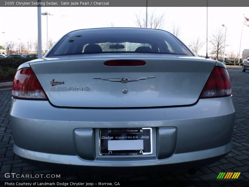 Satin Jade Pearl / Charcoal 2005 Chrysler Sebring Sedan