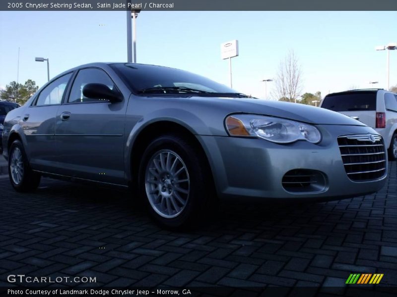 Satin Jade Pearl / Charcoal 2005 Chrysler Sebring Sedan