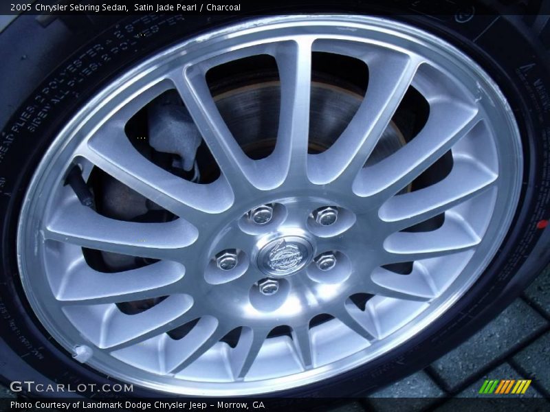 Satin Jade Pearl / Charcoal 2005 Chrysler Sebring Sedan