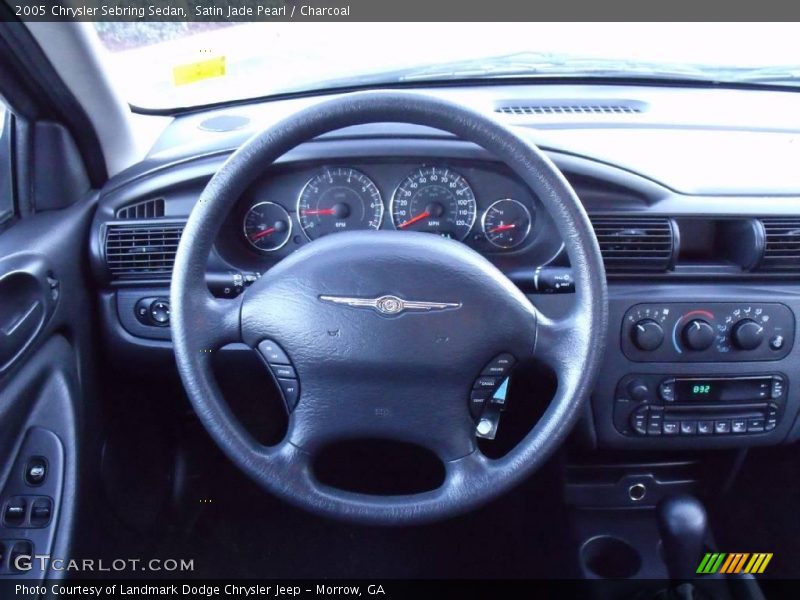 Satin Jade Pearl / Charcoal 2005 Chrysler Sebring Sedan