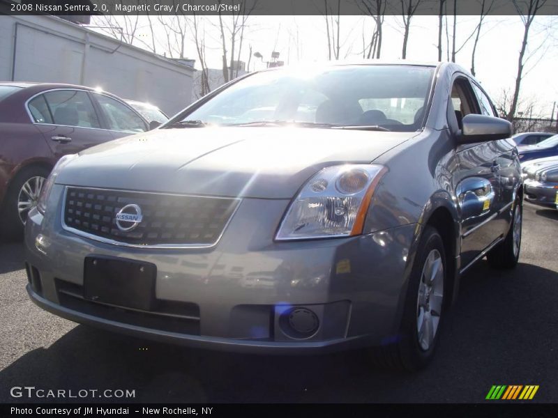 Magnetic Gray / Charcoal/Steel 2008 Nissan Sentra 2.0