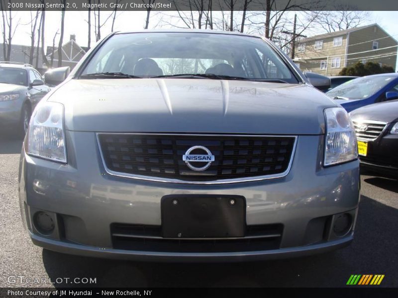 Magnetic Gray / Charcoal/Steel 2008 Nissan Sentra 2.0