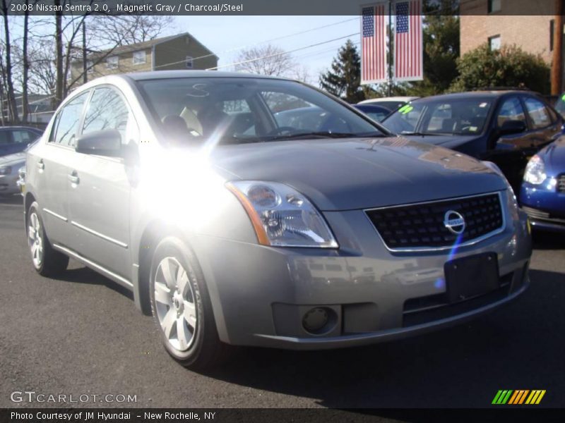 Magnetic Gray / Charcoal/Steel 2008 Nissan Sentra 2.0