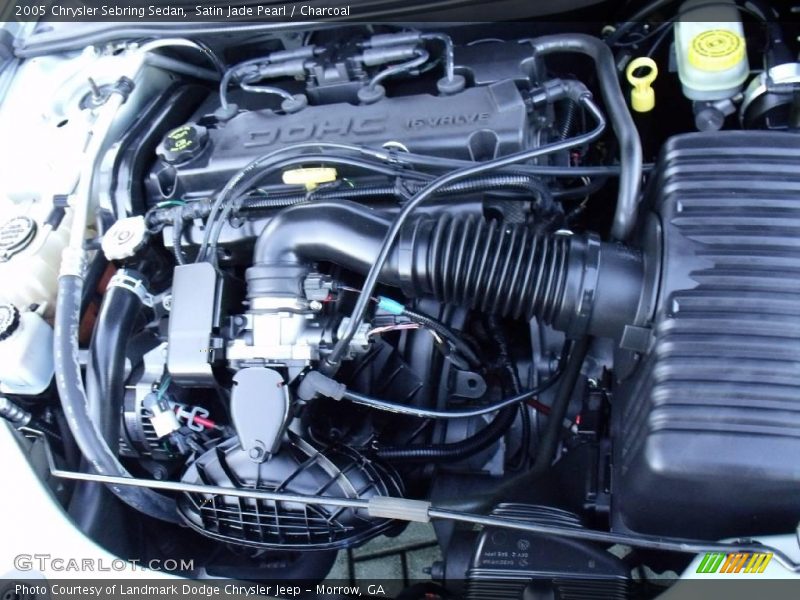 Satin Jade Pearl / Charcoal 2005 Chrysler Sebring Sedan