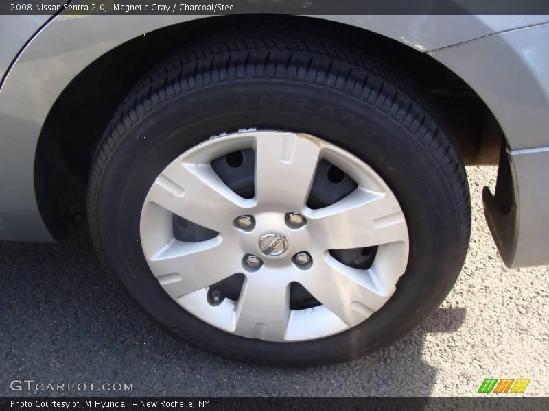 Magnetic Gray / Charcoal/Steel 2008 Nissan Sentra 2.0