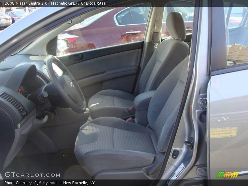 Magnetic Gray / Charcoal/Steel 2008 Nissan Sentra 2.0