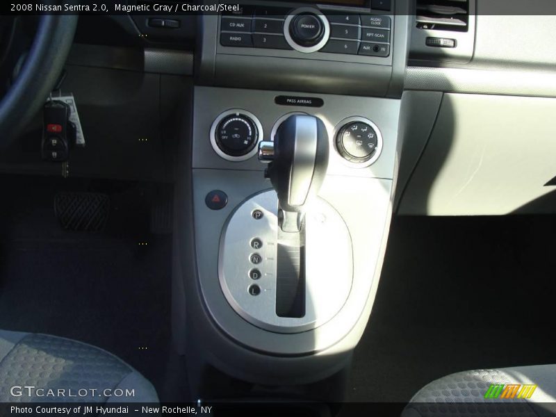Magnetic Gray / Charcoal/Steel 2008 Nissan Sentra 2.0