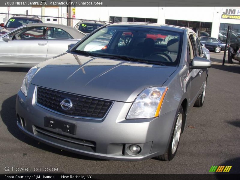 Magnetic Gray / Charcoal/Steel 2008 Nissan Sentra 2.0