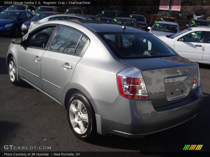 Magnetic Gray / Charcoal/Steel 2008 Nissan Sentra 2.0