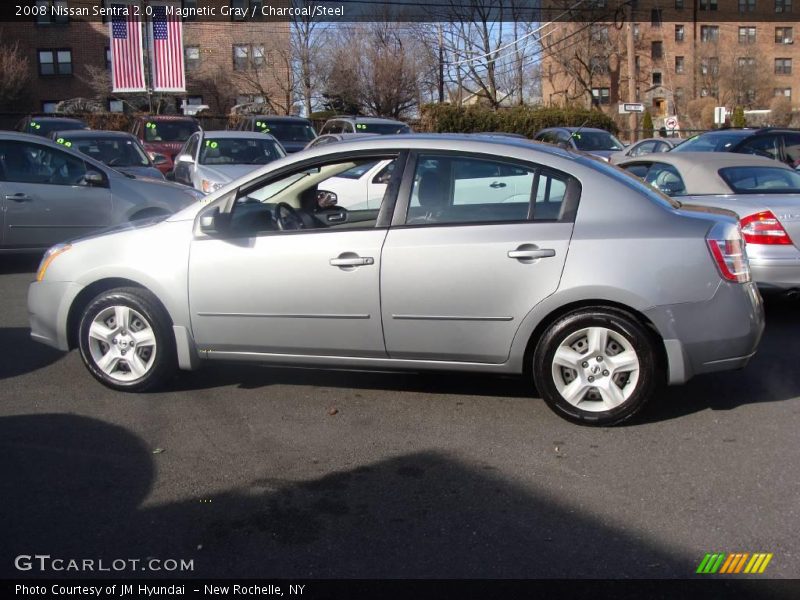 Magnetic Gray / Charcoal/Steel 2008 Nissan Sentra 2.0