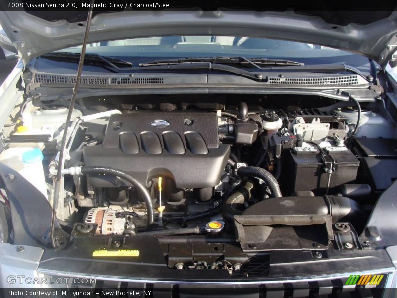 Magnetic Gray / Charcoal/Steel 2008 Nissan Sentra 2.0