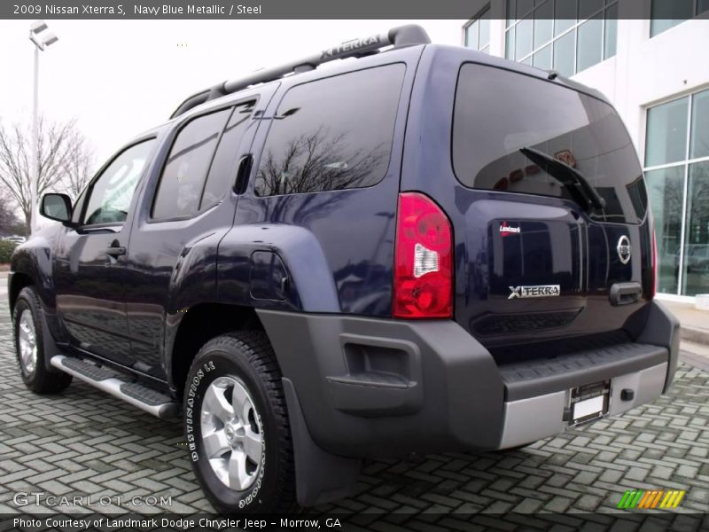 Navy Blue Metallic / Steel 2009 Nissan Xterra S