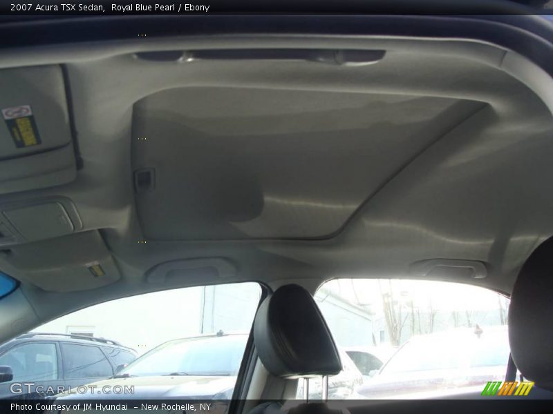 Royal Blue Pearl / Ebony 2007 Acura TSX Sedan