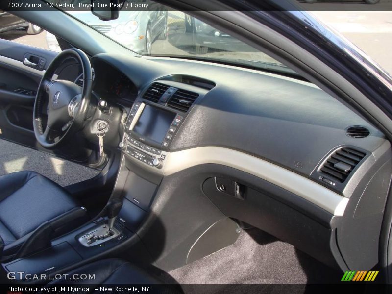 Royal Blue Pearl / Ebony 2007 Acura TSX Sedan