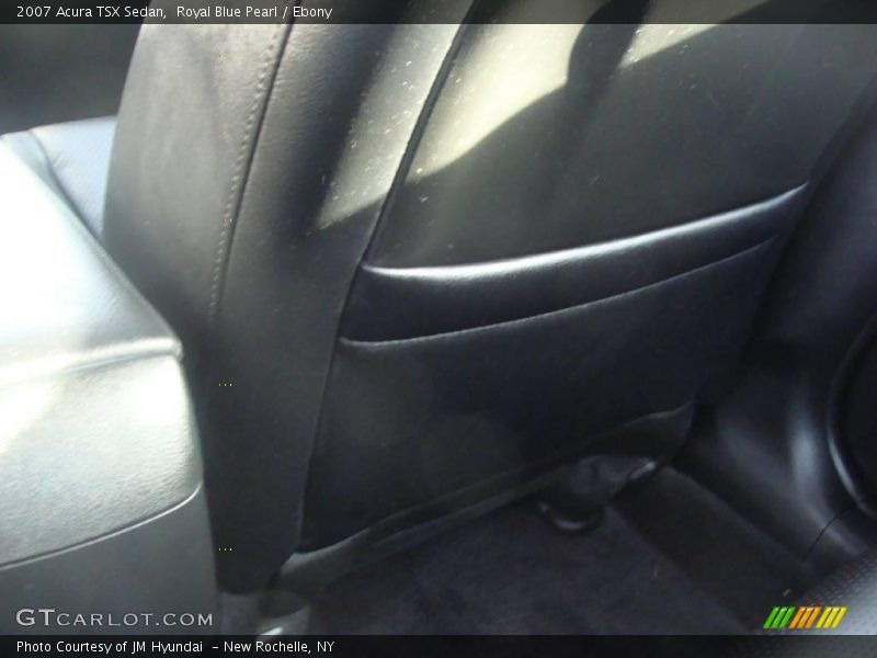 Royal Blue Pearl / Ebony 2007 Acura TSX Sedan