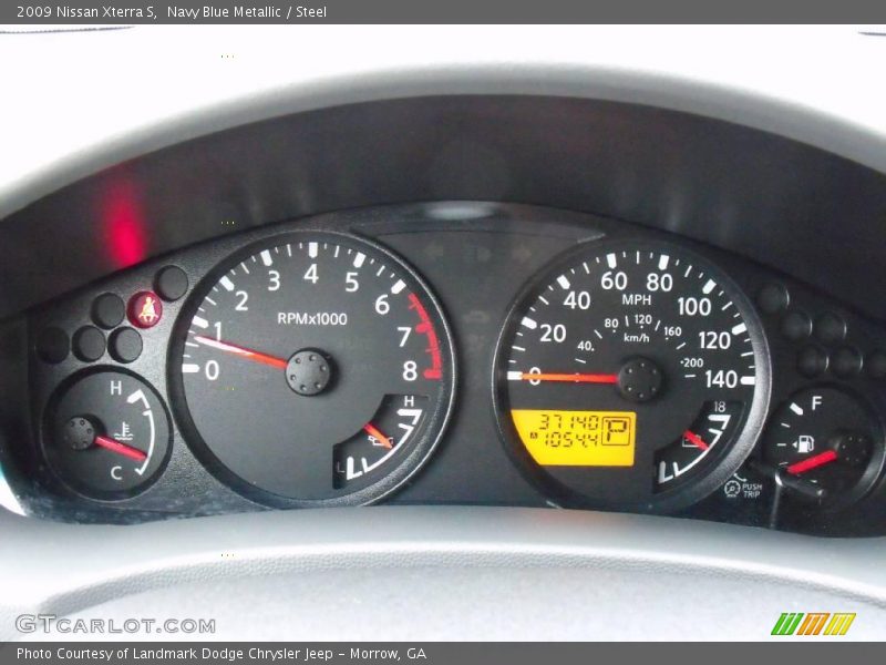 Navy Blue Metallic / Steel 2009 Nissan Xterra S