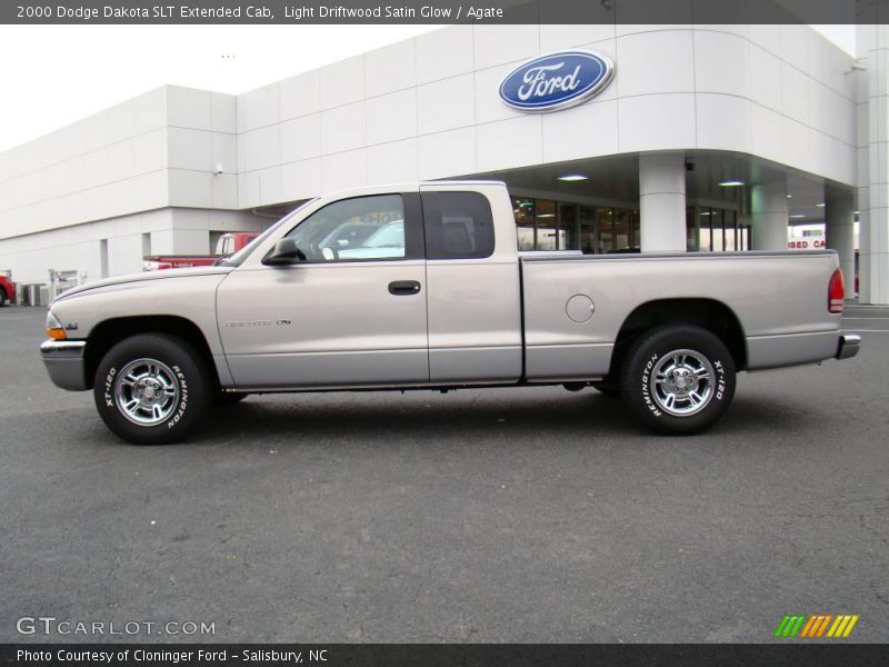 Light Driftwood Satin Glow / Agate 2000 Dodge Dakota SLT Extended Cab