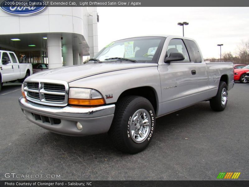 Light Driftwood Satin Glow / Agate 2000 Dodge Dakota SLT Extended Cab