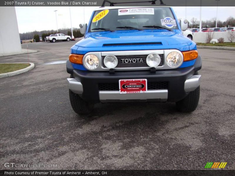 Voodoo Blue / Dark Charcoal 2007 Toyota FJ Cruiser