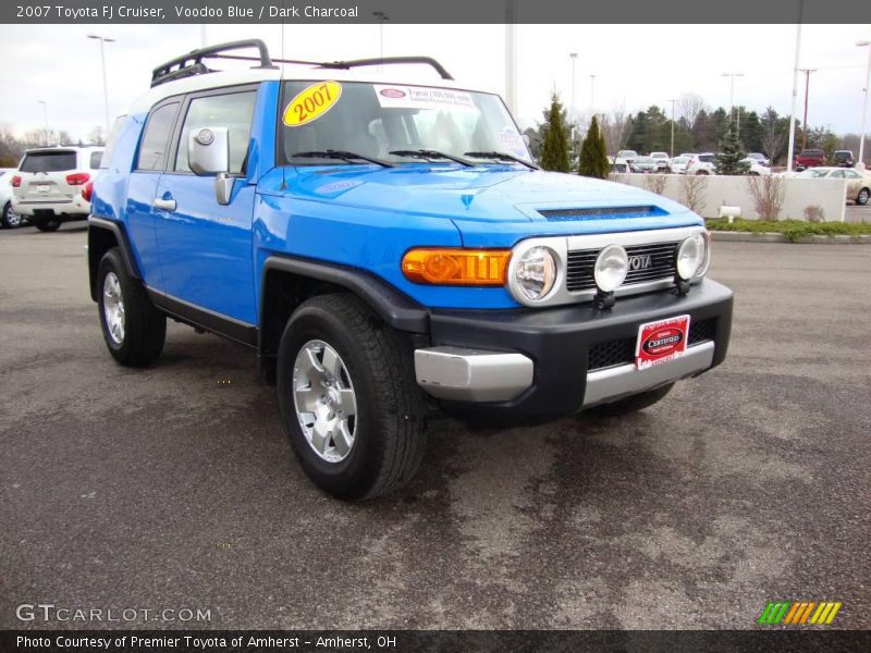 Voodoo Blue / Dark Charcoal 2007 Toyota FJ Cruiser