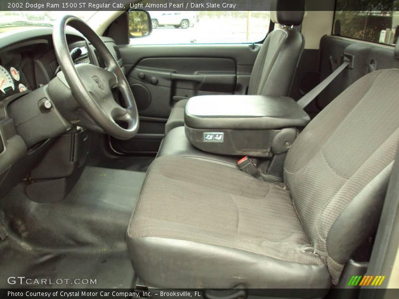 Light Almond Pearl / Dark Slate Gray 2002 Dodge Ram 1500 ST Regular Cab