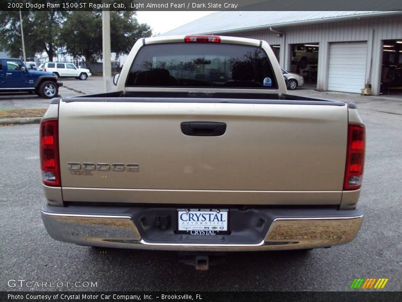 Light Almond Pearl / Dark Slate Gray 2002 Dodge Ram 1500 ST Regular Cab