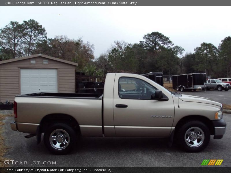 Light Almond Pearl / Dark Slate Gray 2002 Dodge Ram 1500 ST Regular Cab