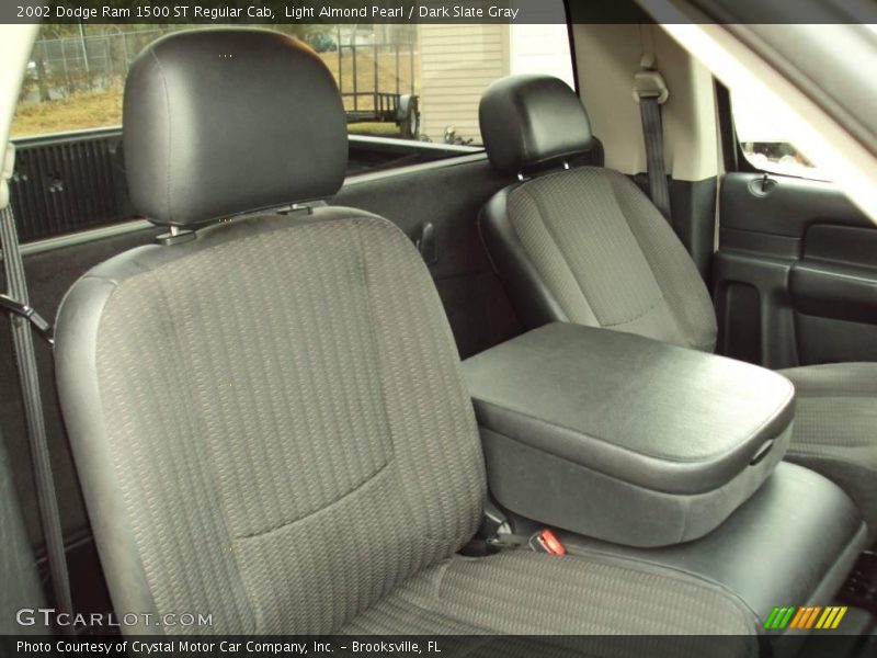 Light Almond Pearl / Dark Slate Gray 2002 Dodge Ram 1500 ST Regular Cab