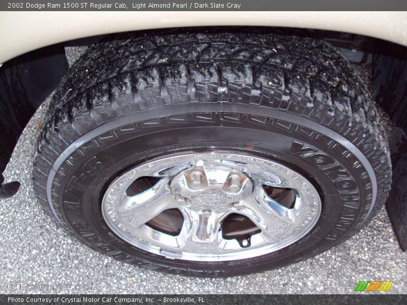 Light Almond Pearl / Dark Slate Gray 2002 Dodge Ram 1500 ST Regular Cab