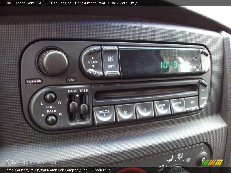 Light Almond Pearl / Dark Slate Gray 2002 Dodge Ram 1500 ST Regular Cab