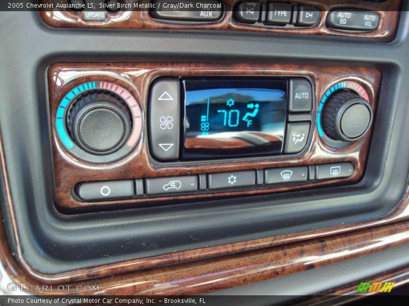 Silver Birch Metallic / Gray/Dark Charcoal 2005 Chevrolet Avalanche LS