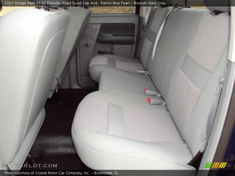Patriot Blue Pearl / Medium Slate Gray 2007 Dodge Ram 1500 Thunder Road Quad Cab 4x4