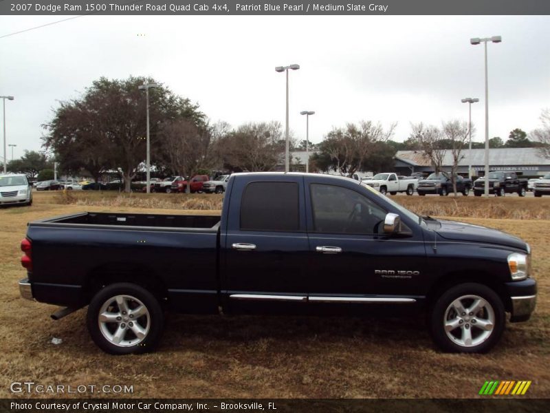 Patriot Blue Pearl / Medium Slate Gray 2007 Dodge Ram 1500 Thunder Road Quad Cab 4x4