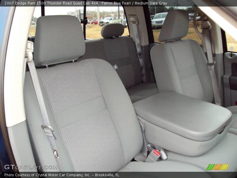 Patriot Blue Pearl / Medium Slate Gray 2007 Dodge Ram 1500 Thunder Road Quad Cab 4x4