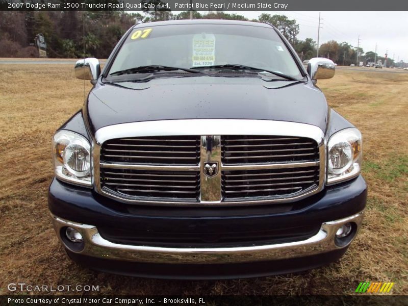Patriot Blue Pearl / Medium Slate Gray 2007 Dodge Ram 1500 Thunder Road Quad Cab 4x4