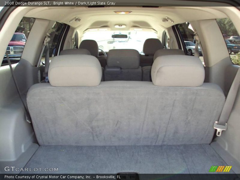 Bright White / Dark/Light Slate Gray 2008 Dodge Durango SLT