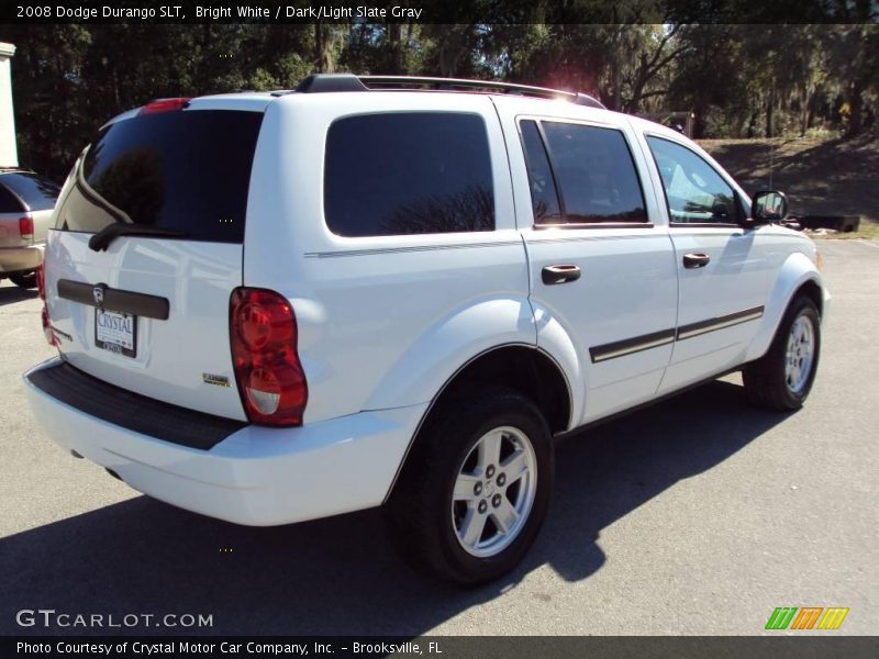 Bright White / Dark/Light Slate Gray 2008 Dodge Durango SLT